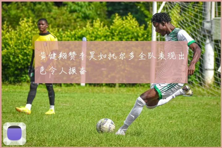 黄健翔赞李昊如托尔多全队表现出色令人振奋